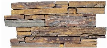 Plaquettes de parement sur ciment Quartzite multi
